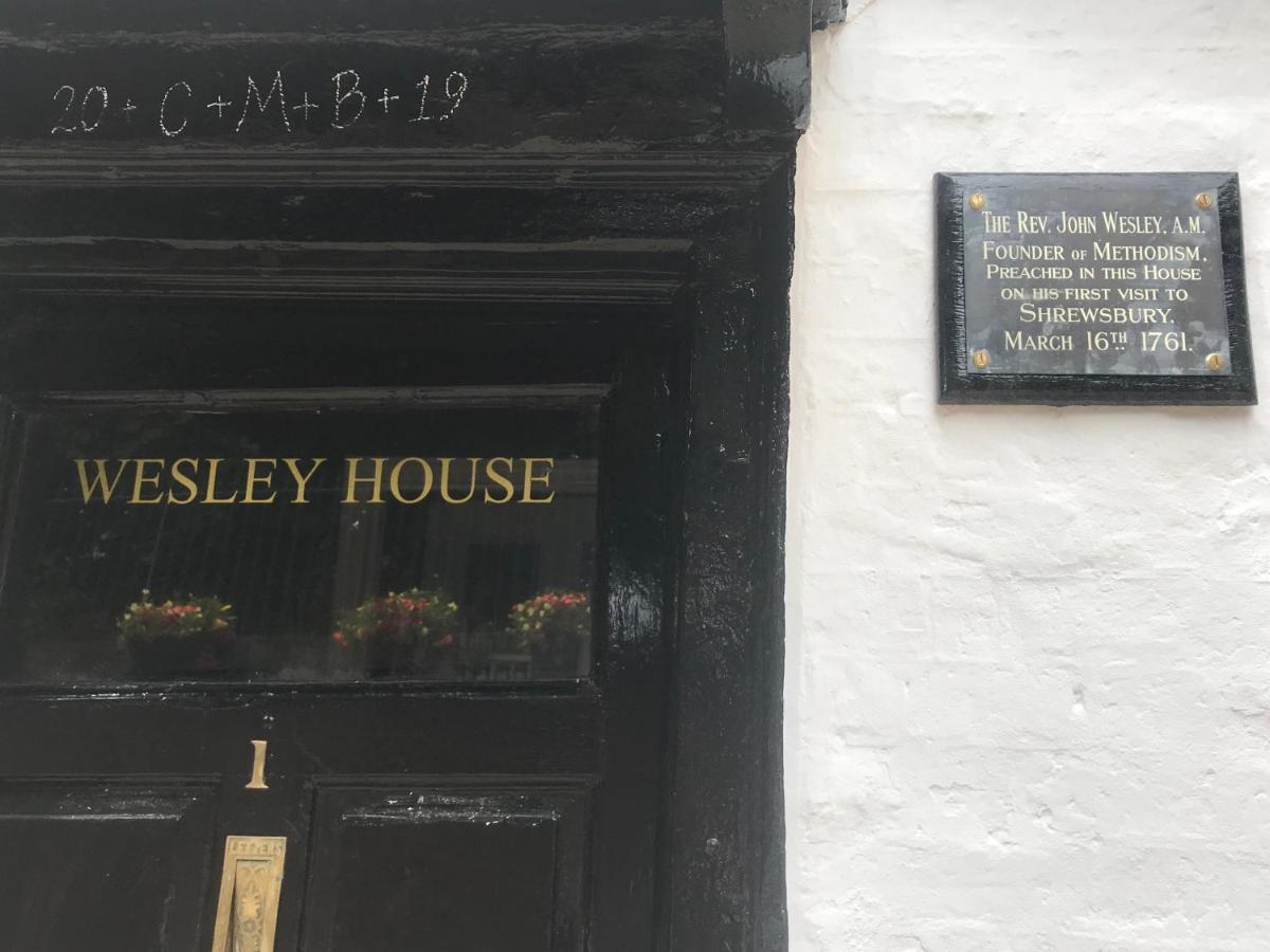 "Wesley House" Historic Home In Town Centre With Parking Shrewsbury Buitenkant foto